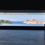 Sehr großes Isolierglas mit 3,2 x 15 Meter für Neubau eines Hotels in der Hafenstadt Rovinj in Kroatien