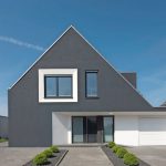 Einfamilienhaus in Drensteinfurt mit speziellem WDVS-Fassadenanstrichsystem für dunkle Farbtöne. Bild: Brillux
