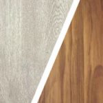 Zweifarbiges Muster Wandverkleidung, Holz(optik)