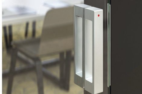 Magnetisches Schließsystem für Ganzglas- und Holztüren