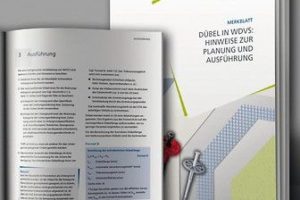 VDPM-Merkblatt Dübel
