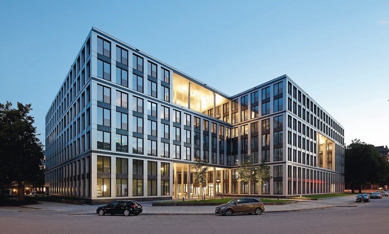 Nachhaltiges Bürogebäude in der Hamburger City Nord. Bild: Hans Jürgen Landes