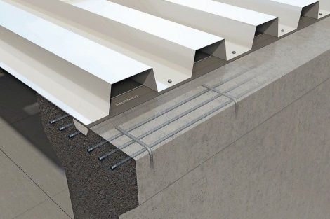 Sichere Verbindung von Stahltrapezblech und Beton