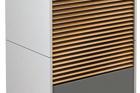 Monobloc-Wärmepumpe für platzsparende Außenaufstellung