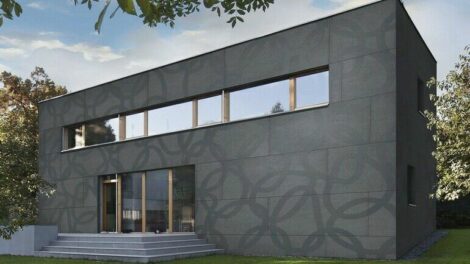 Fassadentafeln: Individuelle Designs per Sandstrahltechnologie
