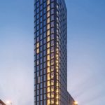 Mit Nachhaltigkeit punktet das neue Hotelhochhaus in Amsterdam: QO Amsterdam schafft mit einer Höhe von 75 m eine neue Landmarke im Süden der Stadt. Bild: Ronald Tilleman