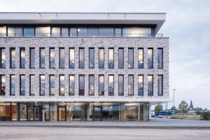Der Neubau für die Med 360°-Firmenzentrale in Leverkusen-Manfort