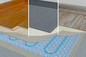 Designböden über Elektro-Fußbodenheizung