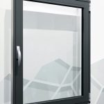 Aluminiumfenster (flächenbündig) bis 80 kg - mit spezieller Bandgeometrie