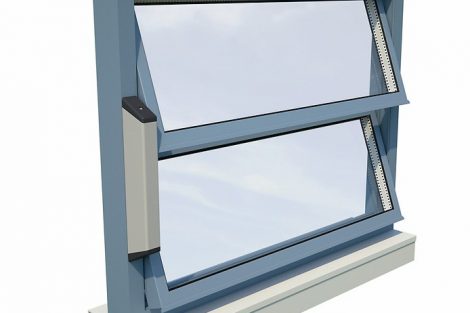 Filigraner Lamellenantrieb für Lamellenfenster