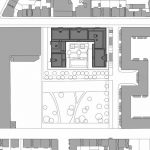 Lageplan Neubau von fünf Mehrfamilienhäusern in Offenbach