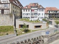 Erweiterungsbau für ein Architekturbüro über der mittelalterlichen Tübinger Stadtmauer