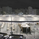Marktplatz in Posen mit Überdachung aus ETFE-Folienkissen