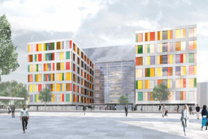 Bürogebäude als Holzmodulbau für den Deutschen Bundestag von sauerbruch hutton