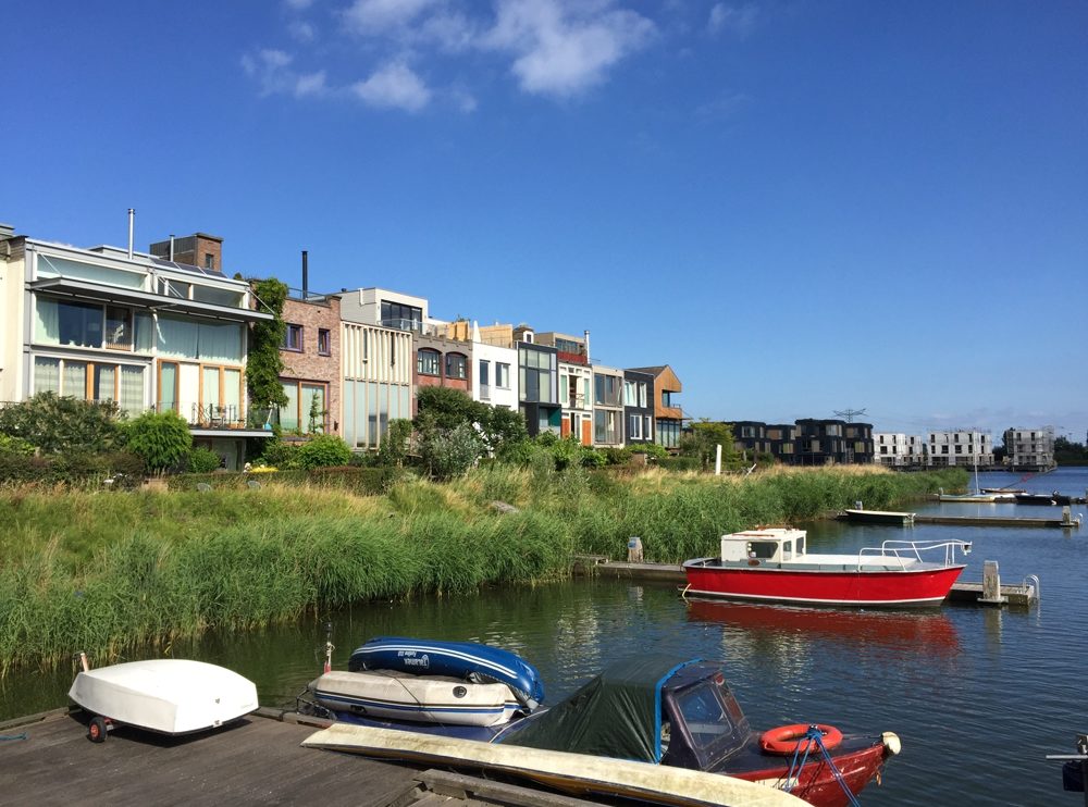 Schwimmende Häuser in Rotterdam