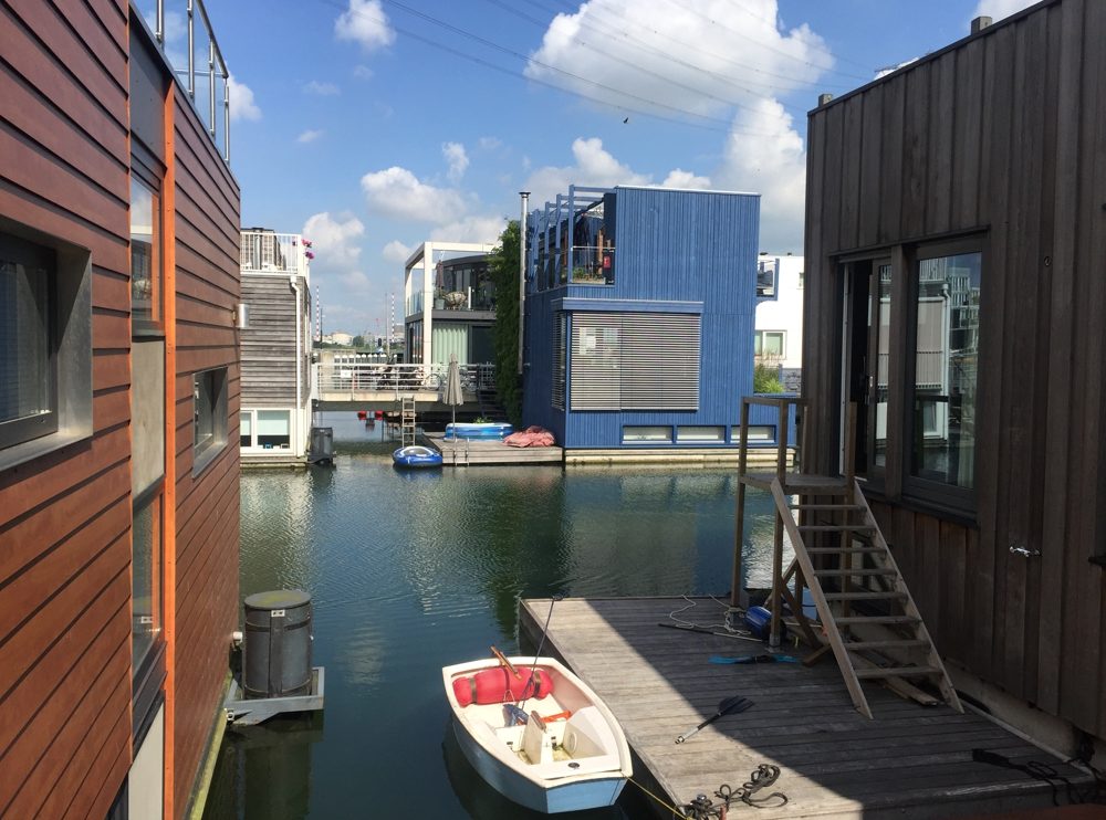 Schwimmende Häuser in Rotterdam